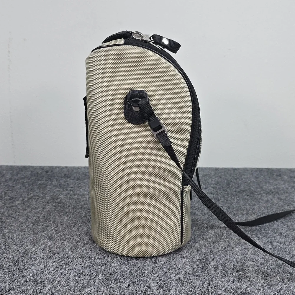 Canon Genuine LZ1326 Soft Lens Case Pouch w/ Shoulder Strap Beige Excellent